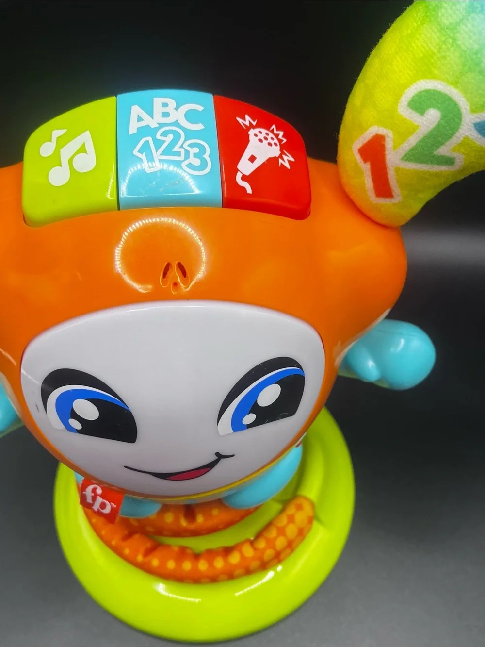 Fisher-Price DJ Bouncin' Beats Interactive Musical Singing Learning Toy ABC 123
